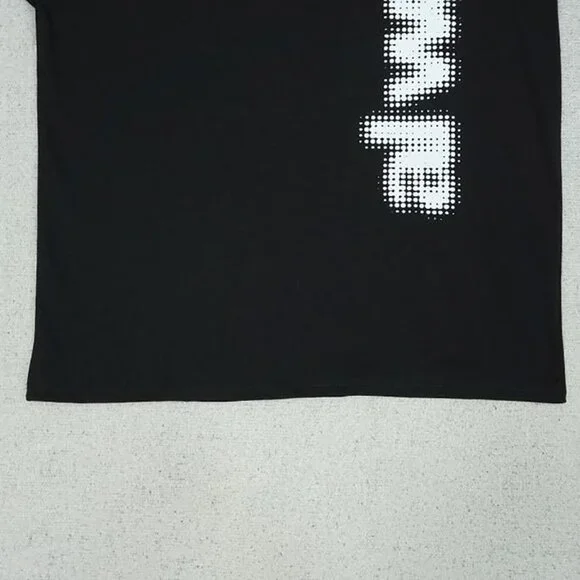 Always Black Pop Lettering Short Sleeve T Shirt